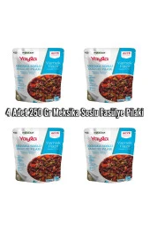 4 Adet 250 Gr Meksika Soslu Fasülye Pilaki Aç Isıt Ye Hazır Yemek - 1
