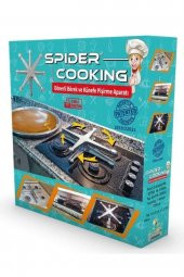 Gold Seri Spider Cooking Full Döküm Alüminyum Dönerli Börek Pişirici Ocaküstü Künefe Pişirme Aparatı - 3