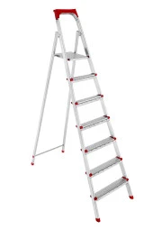 Ekstra Kalın Metal Merdiven 6 1 Basamaklı - 1