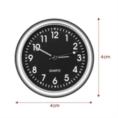 DailyTech Aydınlık Araç Araba Tekne Bisiklet İçin Mini Kuvars Saat - 3