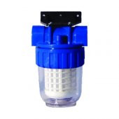 WaterGold Daire Girişi Yıkanabilir Plastik 5 inç Tortu Önleyici Sayaç Filtresi - 1
