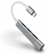 Inca Type-C Girişli 4 Port Usb Çoklayıcı Hub, IUSB-04T - 3
