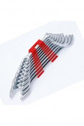 İzeltaş Çatal İki Ağız Anahtar Takım Kısa Boy 12Li 0100 00 2112 - 1