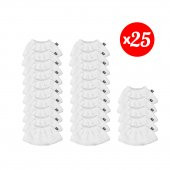 Nice Polti-Karcher Buharlı Temizleyici Uyumlu Lastikli Havlu Bez Seti 25li (NiceSet A PRO PLUS) - 2