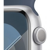 Apple Watch Seri 9 Gps 45MM Gümüş Rengi Alüminyum Kasa Spor Kordon - S/m MR9D3TU/A - 3