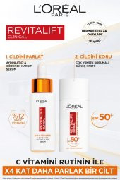 LOreal Paris Revitalift Clinical Spf 50+ Günlük Yüksek Uv Korumalı Yüz Güneş Kremi 50ml - 6