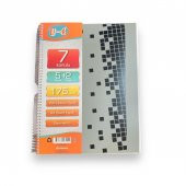 Tokaç U4 5+2 175 Ypr A4 Spr. Ayraçlı Defter 5 Kareli 2 Çizgili - 1