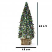 T.Concept Dekoratif Mini Yılbaşı Masa Süsü Yeni Yıl Yapay Noel Ağacı Yeşil 25 cm - 2