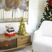 T.Concept Yılbaşı Masa Süsü Yeni Yıl Yapay Noel Ağacı Parlak Sarı - 2