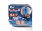 Wolfram H4 Ampul Sky Blue Beyaz Işık 12V 100/90W - 3