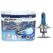 Wolfram H4 Ampul Sky Blue Beyaz Işık 12V 100/90W - 1