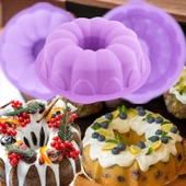 Silikon Klasik Kek Kalıbı 25 cm - 2