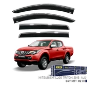 Niken Kromlu Cam Rüzgarlığı Mitsubishi L200 Triton 2015-2019 ile uyumlu - 1
