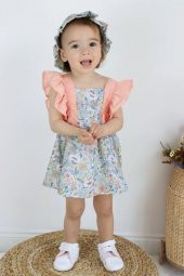 Kız Bebek Pamuklu Çıtır Bebek Elbise TF7313 - 1