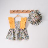 Kız Bebek Pamuklu Çıtır Bebek Elbise TF7313 - 4