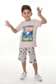 Long Beach Şortlu Erkek Çocuk Takım MNK0497 thumbnail 6