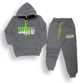 Neon Baskılı Şardonlu İkiiplik Eşofman Takım MNK0458 thumbnail 4