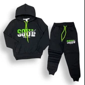 Neon Baskılı Şardonlu İkiiplik Eşofman Takım MNK0458 thumbnail 11