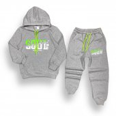 Neon Baskılı Şardonlu İkiiplik Eşofman Takım MNK0458 - 1