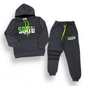 Neon Baskılı Şardonlu İkiiplik Eşofman Takım MNK0458 - 3