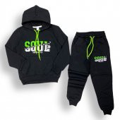 Neon Baskılı Şardonlu İkiiplik Eşofman Takım MNK0458 - 11