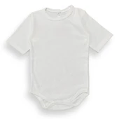 Bebek Çıtçıtlı Kısa Kol Zıbın Badi MNK0457 - 3