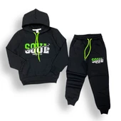 Neon Baskılı Şardonlu İkiiplik Eşofman Takım MNK0458 thumbnail 7