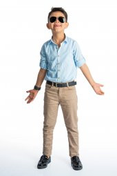 Tarz Gömlek Gabardin Pantolon  Erkek Çocuk Takım MNK0422 - 2