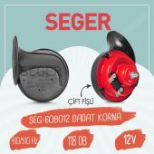 Seger Dadat Salyangoz Korna 12V 118 Db ( Çift Fişli) 2'Li Paket - 1