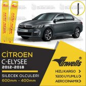 İnwells Muz Silecek Takımı Citroen C-Elysee 2012-2018 ile uyumlu - 1