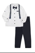 Oxford Gömlek Uzun Pantolon Erkek Çocuk Takımı MNK0302 - 2