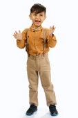 Oxford Gömlek Uzun Pantolon Erkek Çocuk Takımı MNK0302 - 6