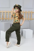 Sunflower Şapkalı Kız Çocuk Takım Mnk0226 thumbnail 4