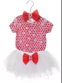 Mini Apple Tütülü Kız Bebek Parti Takım thumbnail 5