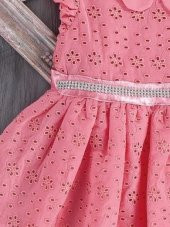 Sani Nakışlı Brode İşlemeli Elbise - 2