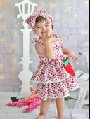 Mnk Çantalı Çilek Elbise thumbnail 5