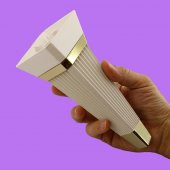 Mobilya Kanepe Sehpa TV Ünitesi Koltuk Ayağı Baza Ayak 23 cm Krem Altın - 3