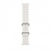 Winex 42-49mm Yeni Nesil Apple Uyumlu Akıllı Saat Kordonu Silikon Beyaz - 1