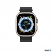 Winex 42-49mm Yeni Nesil Apple Uyumlu Akıllı Saat Kordonu Silikon Siyah - 2