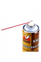 530 Yağsız Kontak Sprey Büyük Boy Pipet Başlığı Yanında Elektronik Temizleme Sprey 550 ml - 2