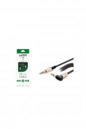 Spiralli Aux Kablo - 3.5mm - Ses Aktarım Kablosu - 1m - Ax55 - 1