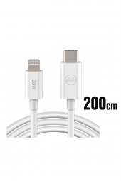 Apple iPhone 8 - iPhone 8 Plus Hızlı Şarj Kablosu TYPE-C - Ligtning PD 20W 2 metre - 1
