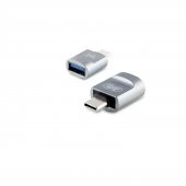 Type-C Dönüştürcü TYPE C USB OTG Çevirici USB 3.0 Hızlı Transfer  Metal - 3