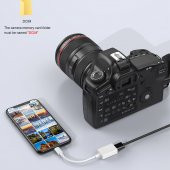 Apple iPhone USB Dönüştürücü OTG Adaptör iPhone  iPad Lightning To USB 3.0 Aktarıcı - 2