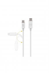 Apple iPhone 13 - 13 Mini - Pro - 13 Pro Max Hızlı Şarj Kablosu TYPE C - Ligtning PD 20W 1 metre - 2