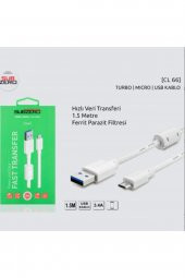 Mıcro 3,4A Hızlı 1,5 Metre Şarj Kablosu - 2