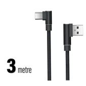 Uzun Type-c Hızlı Usb Şarj Data Kablosu 3 Metre - 6