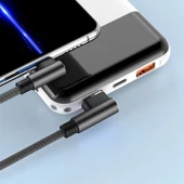 Type-C Şarj Kablosu 3M 3 Amper Hızlı USB - TYPE C 3 Metre Uzun - 5