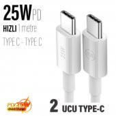 Samsung S21 Ultra 5G ve Note 20 Ultra Uyumlu Şarj Kablosu Type-C Hızlı Kablo 25W thumbnail 1