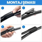 RBW Muz Silecek Takımı Renault Clio 5 2020-2022 ile uyumlu thumbnail 2